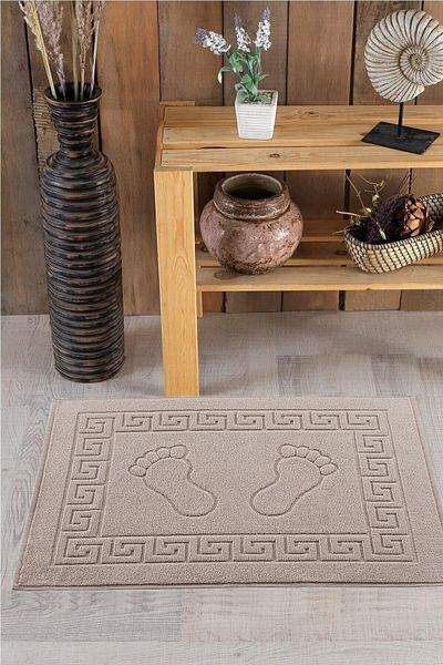 Mariva home Foot Towel 1 Piece Brown Bath Mat