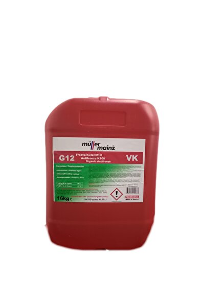 Müller Mainz Antifriz G12 Kırmızı Organik Super Konsantre Vk Antifiriz 16kg Ü...