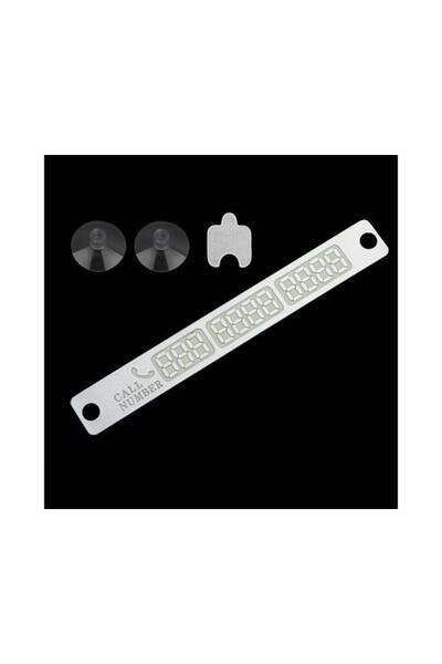 çu çokuygunuz Araç Içi Fosforlu Telefon Numara Plakası Numaratör Numara Kiti