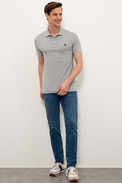 U.S. Polo Assn. Ανδρικό μπλουζάκι πόλο Basic