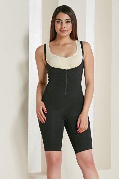 FİTFORMGİYİM Κορσές με φερμουάρ και αγκράφες, χωρίς μέση "