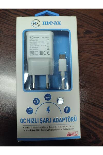 Meax Type-c Hızlı Şarj Cihazı 3.0a Meax