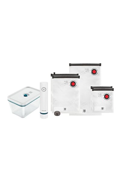 ZWILLING Fresh Save Vakumlu Başlangıç Seti Cam 7 Parça Akdeniz Mavisi