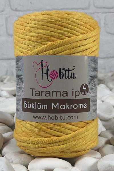 Hobitu Yarns Yellow Twisted Macrame Scanning Rope 164