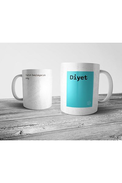 Pixxa Funny Definition of "I Will Stay Single Forever" - Turquoise Mug
