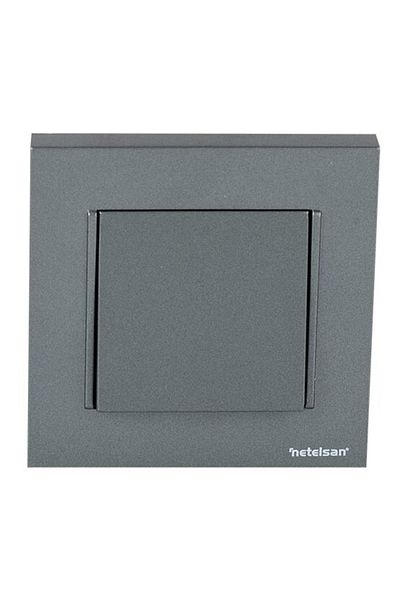 Netelsan Byobu Smoked Single Switch (FRAME INCLUDED) 1 Piece