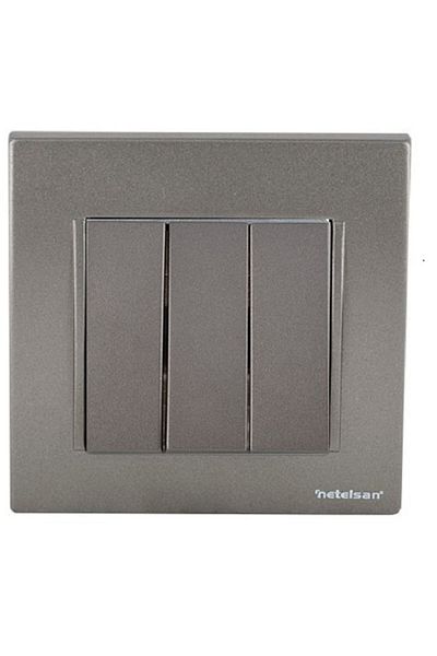 Netelsan Byobu Anthracite Triple Key (frame Included) 1 Piece