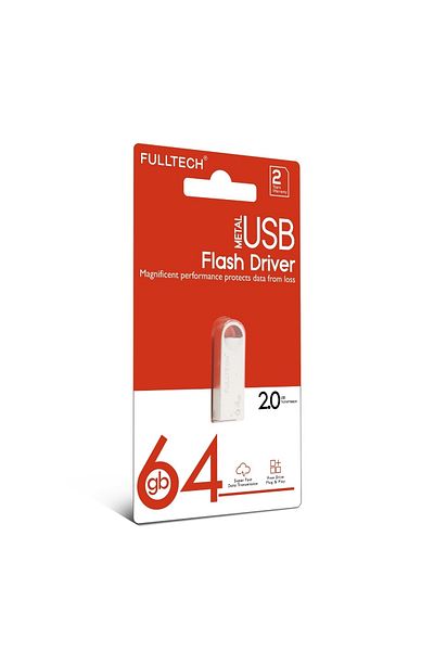 VOOKA ذاكرة فلاش USB بسعة 64 جيجابايت (عالية السرعة) معدنية USB 3.0 سرعة قراءة مرور البيانات تصل إلى 100 ميجابايت