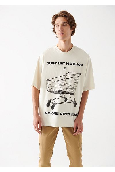 Mavi T-Shirt - Weiß - Oversized