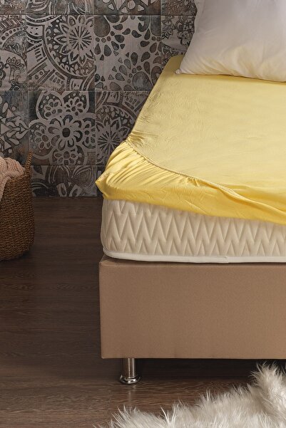 Miabella Home Single Combed Cotton Elastic Sheet |   100X200 Mattress Compatible, Soft Textured