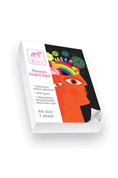 ROVİ Creative Mıknatıslı Fotoğraf Kağıdı 640gsm 1yp A6