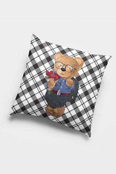 Viva Home 43x43 см висококачествена тъкан от пони косъм, двустранна възглавни...