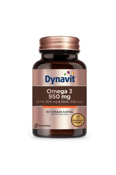 Dynavit Omega 3 950 Mg Food Supplement 30 Soft Capsules