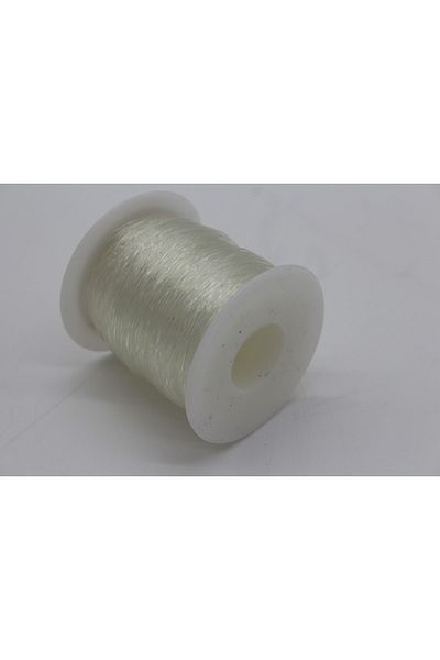 Hobimos 100 Meter Transparent Silicone Flexible Tire Line - 1 Mm Thick Tire Line