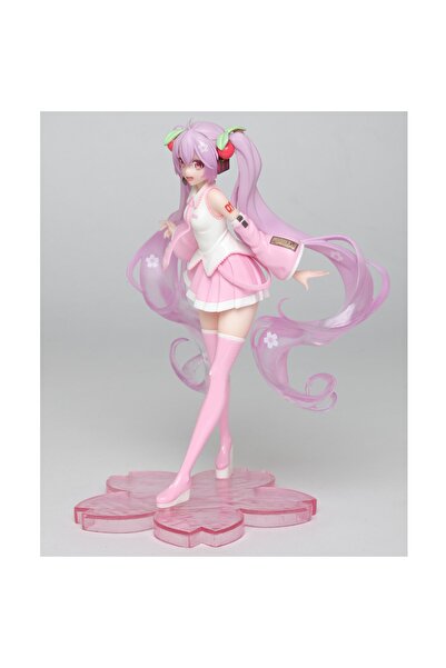 Fillikutum Anime Pink Hatsune Miku Sakura Figür Biblo 15 Cm