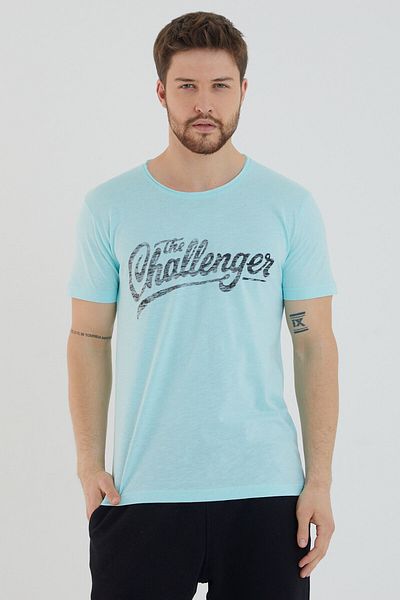 AMAZING CRASH Μπλουζάκι Unisex Slim Fit με στάμπα Crew Neck