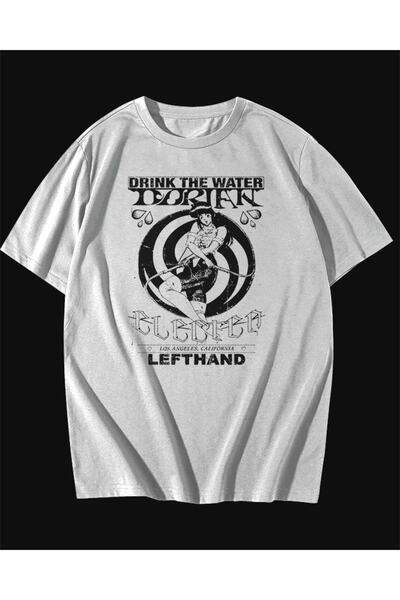 rebelberi Drink The Water Dorian scris Manga Anime Tematică Oversize Unisex T...