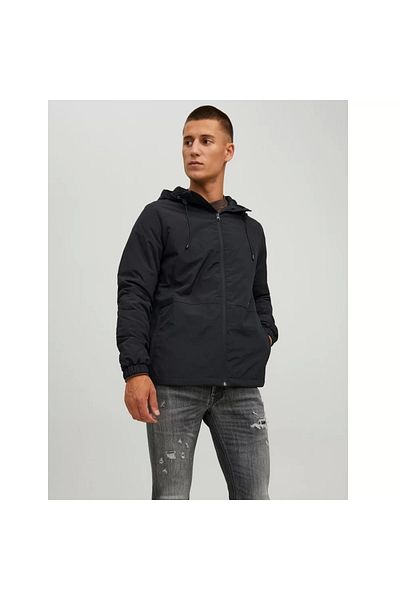 Jack & Jones Jack Jones12215377 Jortamper Hood Jacket - Black - M - St05274-black-m