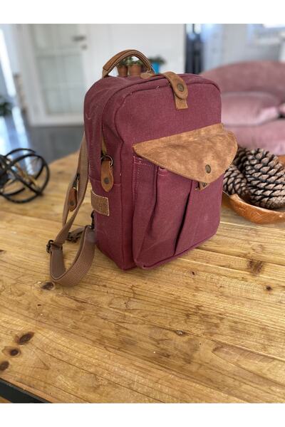 old cotton cargo حقيبة ظهر كاناس مشمع مقاومة للماء للجنسين بطول قابل للتعديل