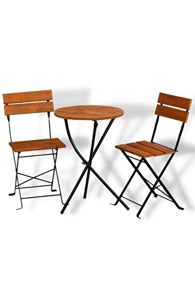 TUVALHOME Bistro Masa Sandalye Takımı