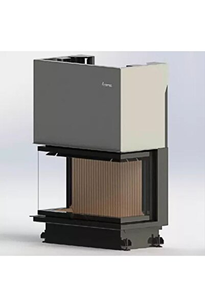 A.Caminetti Crystal 80 Eco 3 Tarafı Açık Ithal Şömine Haznesi