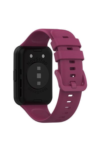 NovStrap حزام سيليكون متوافق تمامًا مع ساعة Huawei Watch Fit 2
