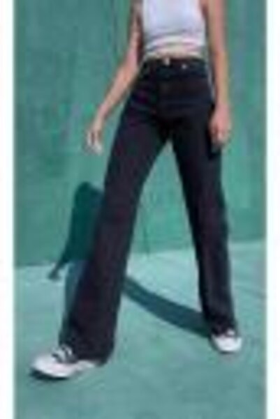 Trn JNS Women's Extra High Waist 90's Wide Leg Jeans - Wide Leg Loose Jeans