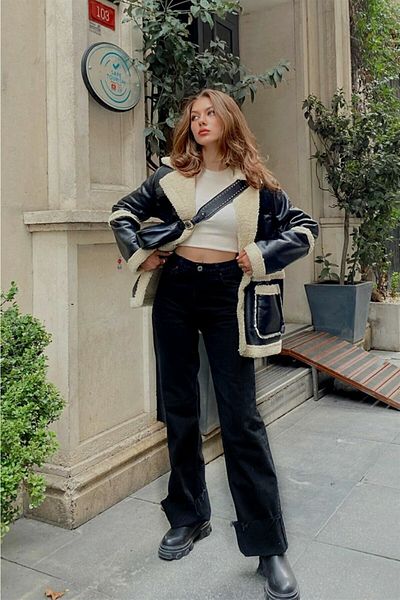 Trn JNS Ψηλόμεσο τζιν φαρδύ 90's