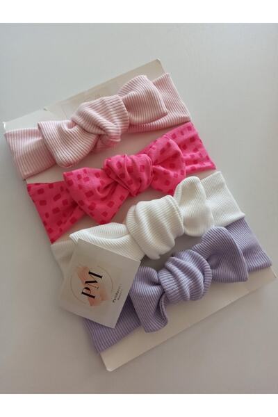 Peri Masalı Kız Çocuk Bebek Bandana Toka Seti