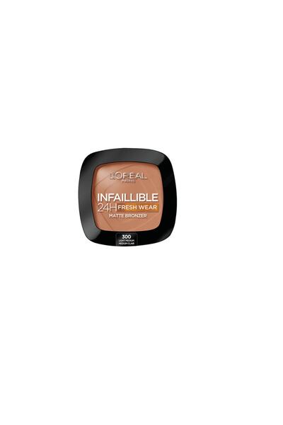 L'Oreal Paris L’oréal Paris Infaillible 24h Fresh Wear Matte Bronzer Pudra - 300 Light Clair