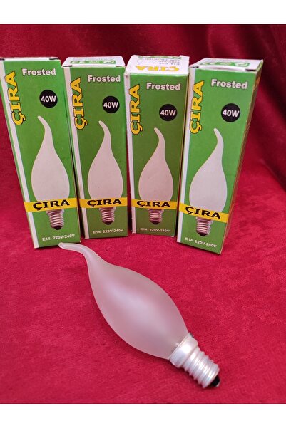 KUĞULU Dekoratif Ampul.mat.ucu Kıvrık. 40 W. E.14