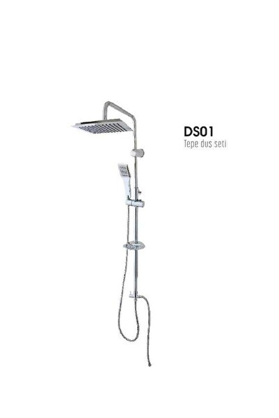 FLEKO DUŞ Fleko Banyo Krom Çelık Dus Setı