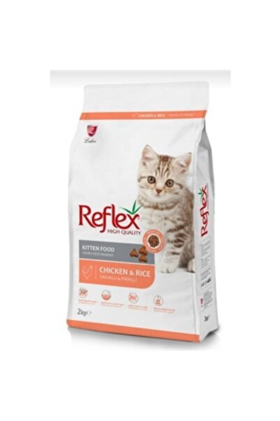Reflex Kitten Tavuklu Pirinçli Yavru Kedi Maması 2 Kg X 2 Adet