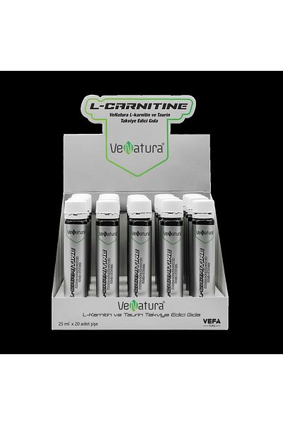 VeNatura L-Carnitine and Taurin 25ml X 20 Bottles