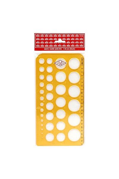 HATAS Circle Template 1-36 Mm Large