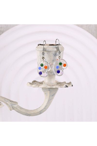 ADAMODART Color Palette Murano Handmade Glass Earrings