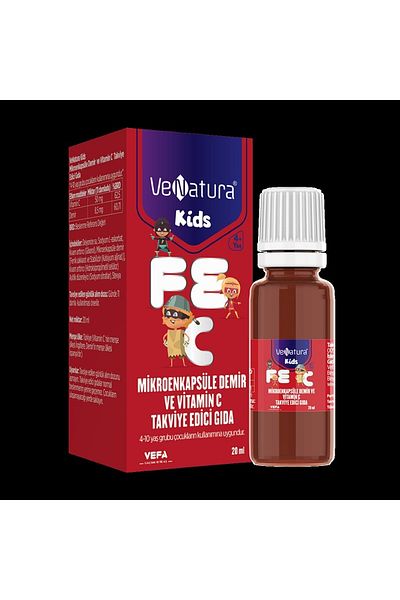 VeNatura 20ml300 Drops for Kids Microen Capsule Iron andVitaminC