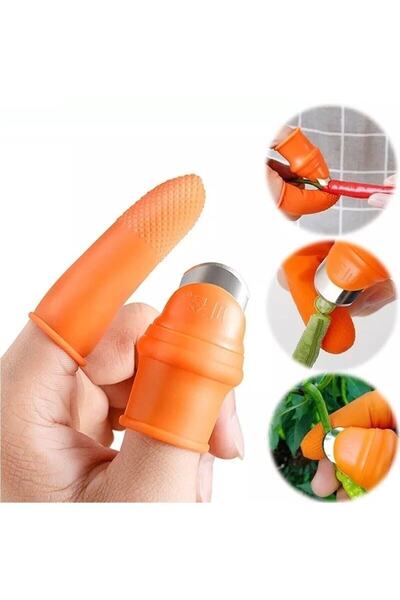 Ardinyo Silikon Parmak Soyacak Parmak Koruyuculu Tırnak Bıçak