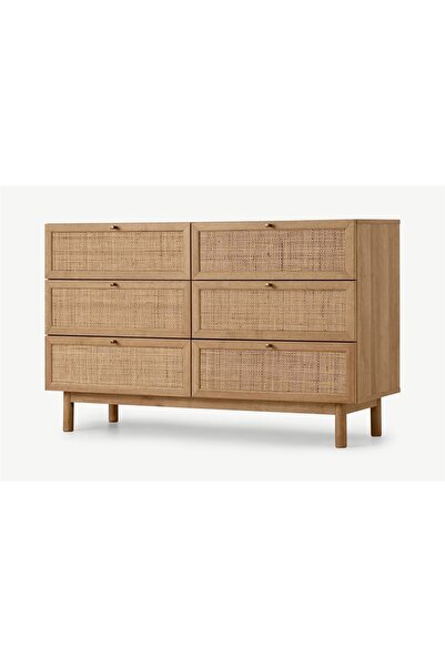 Romano Dizayn Hazeran Şifonyer Rmn 9151, Meşe Ağacı