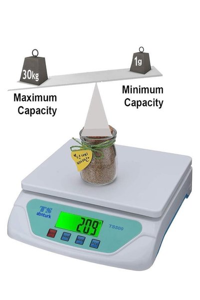 abnturk Kalem Pilli Dijital Terazi 30kg Kapasite 1gr Hassas Satış,mutfak,imal...