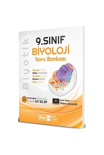 ÖZ KİTAP Biyotik 9. Sınıf S.b. Biyoloji 2023-24