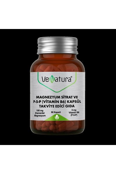 VeNatura Magnesium Citrate And P5p (vitamin B6) 90 Capsules