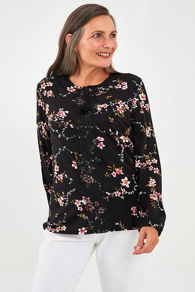 LC Waikiki Bluse - Schwarz - Regular Fit