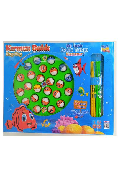 Genel Markalar Kayyum Oyuncak Kırmızı Balık Kaç Kaç Pilli Balık Tutma Oyunu Y...