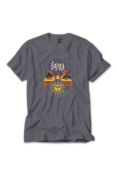 Z zepplin Tricou Gri Gojira Design