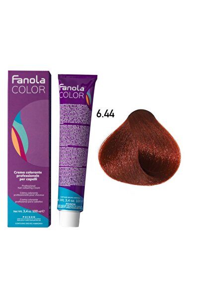Fanola Color 100ml Dark Intense Copper Blonde 6.44