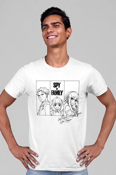 ROCKANDROLL Ανδρικό κοντομάνικο T-shirt Spy Family White