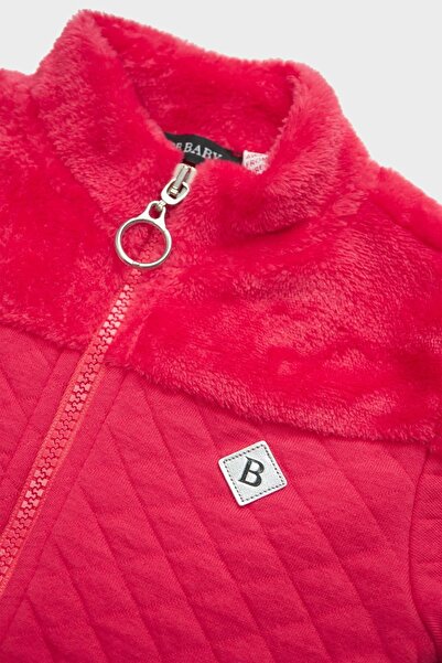 GB Baby Baby Girl Red Tracksuit Top 22fw0bg2432