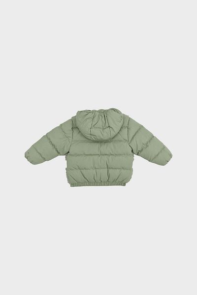 GB Baby Baby Girl Green Coat 22fw0bg2722