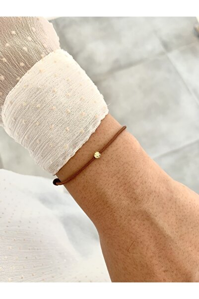 Atelier Çağla Kahverengi Dorika Ip Bileklik